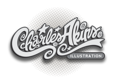 Incredible hand script logo by Charles for Charles
